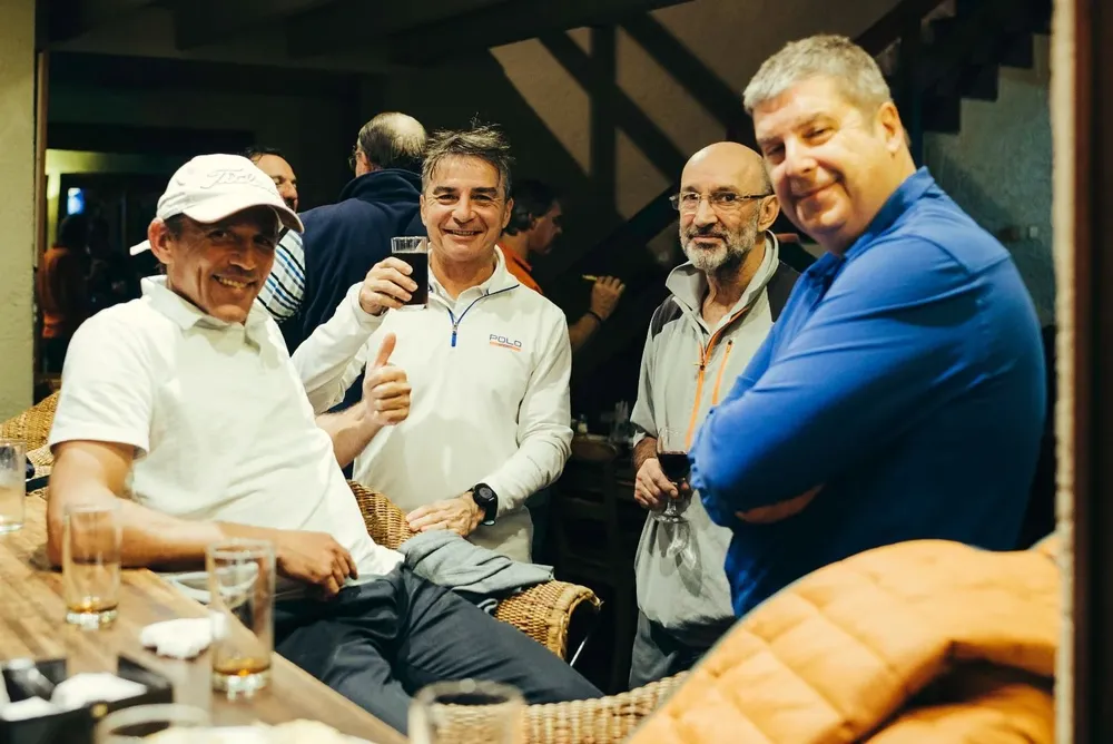 Gustavo Huertas, Fernando Mengual, Eduardo Portela y Frnacisco Kantor