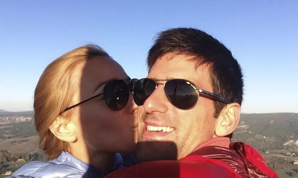 Novak Djokovic y su novia
