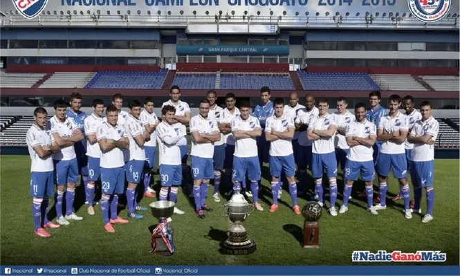 El póster de Nacional Campeón Uruguayo 2014-2015