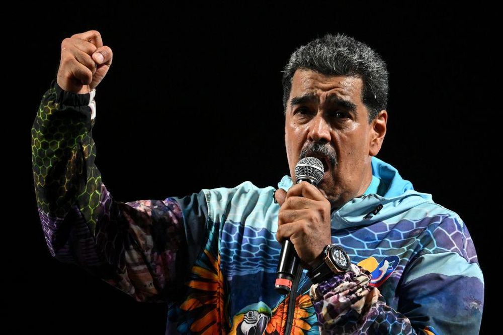 Nicolás Maduro, presidente de Venezuela y candidato oficialista