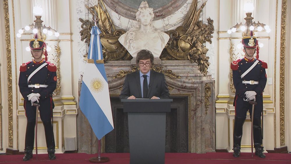 Javier Milei cadena nacional