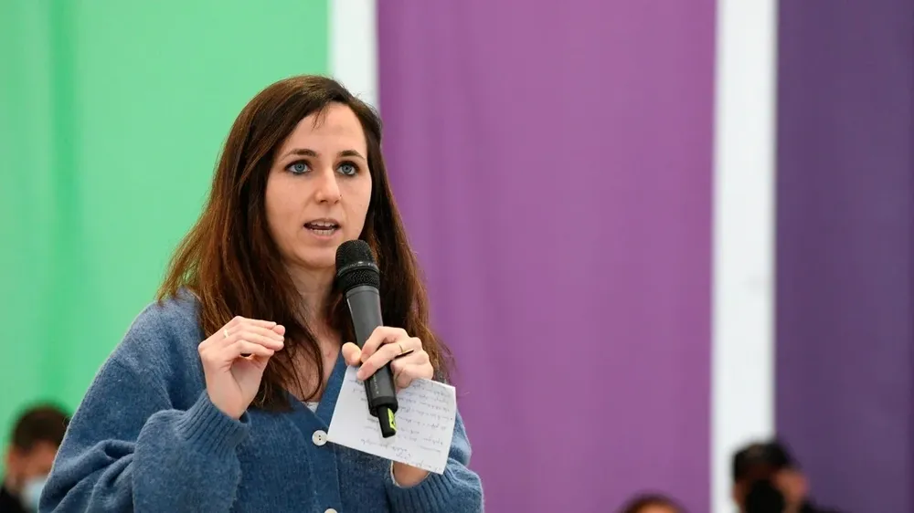 La secretaria general de Podemos, Ione Belarra.