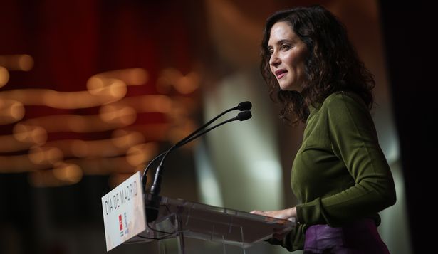 La presidenta de la Comunidad de Madrid. Isabel Díaz Ayuso en el Día de Madrid en Fitur.
