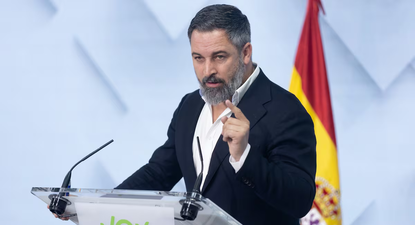 El líder de Vox, Santiago Abascal.