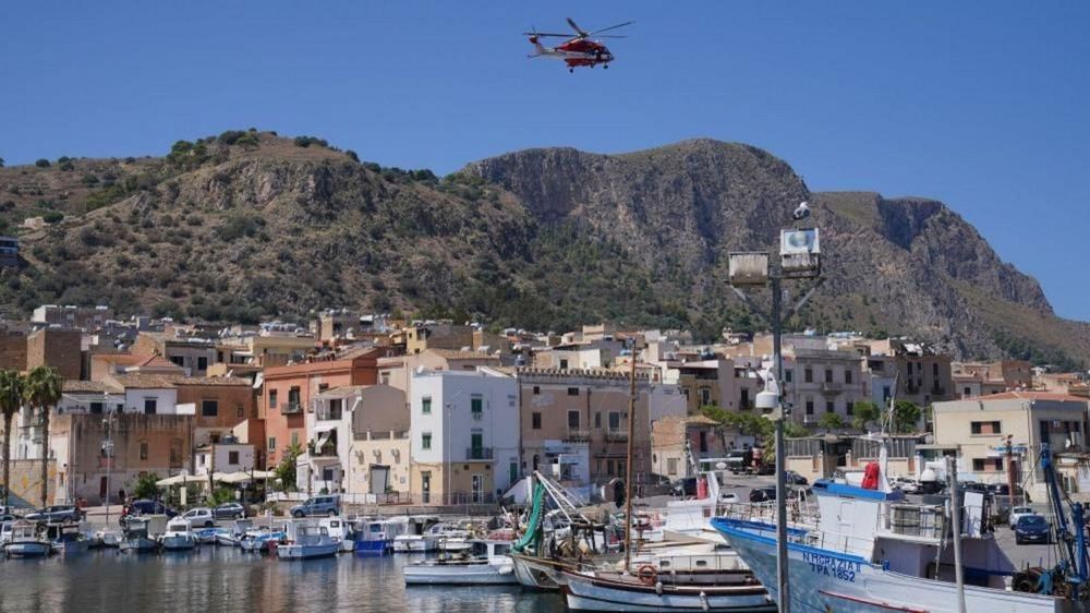 La serenidad de Porticello se ha visto interrumpida por la gran operación de rescate.