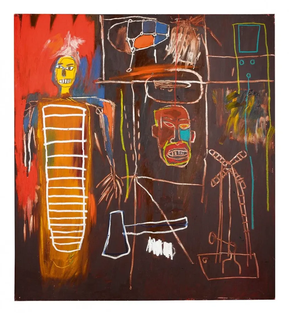 Una de las piezas de Basquiat que coleccioón David Bowie