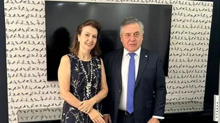 Los ministros de Relaciones Exteriores de Argentina y Uruguay, Diana Mondino y Omar Paganini