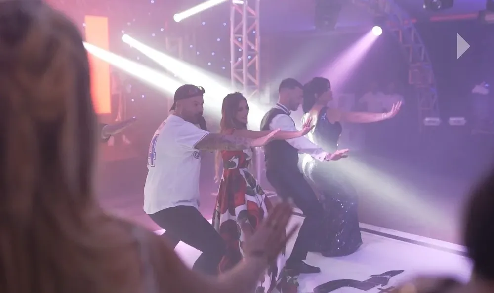 El Gucci en su presentación por los 30 años de Sebastián Marset