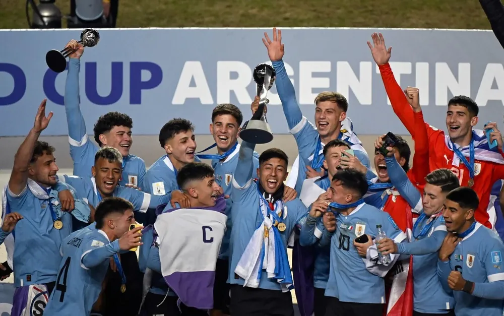Uruguay celebra el título de campeón del mundo