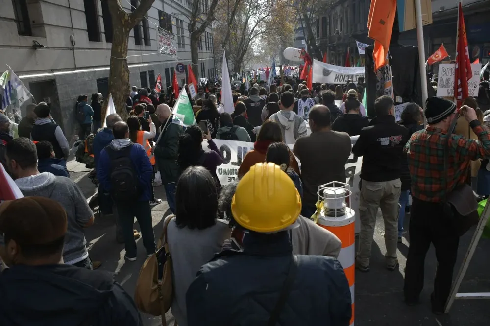 Foto de archivo. Movilización del sindicato de COFE