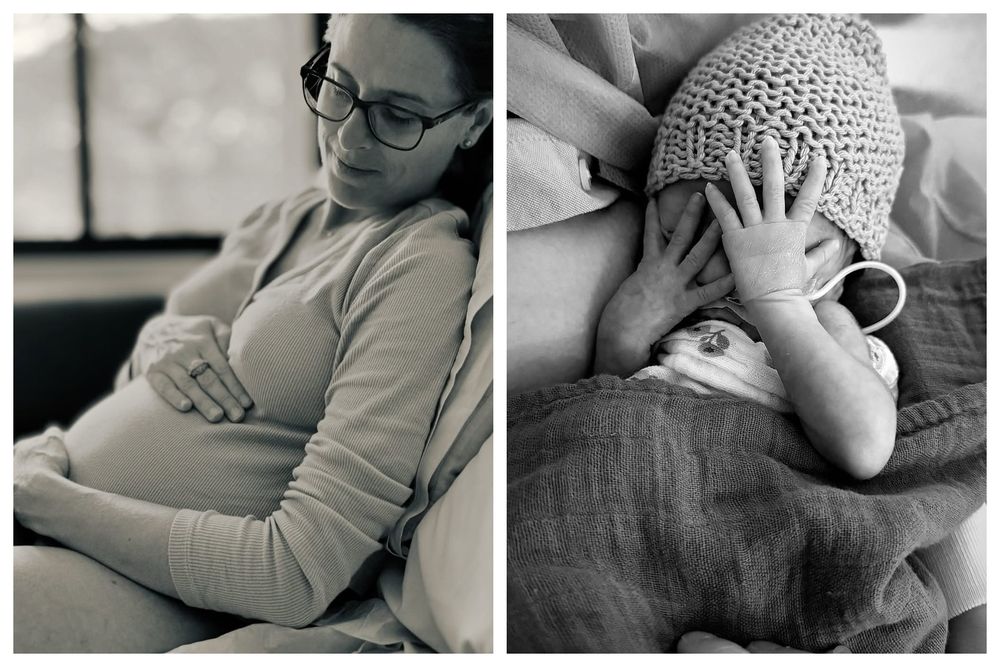 María Noel Riccetto y su hijo, Salvador