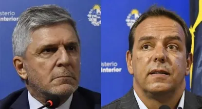 Alejandro Balbi e Ignacio Ruglio, presidentes de Nacional y Peñarol, respectivamente