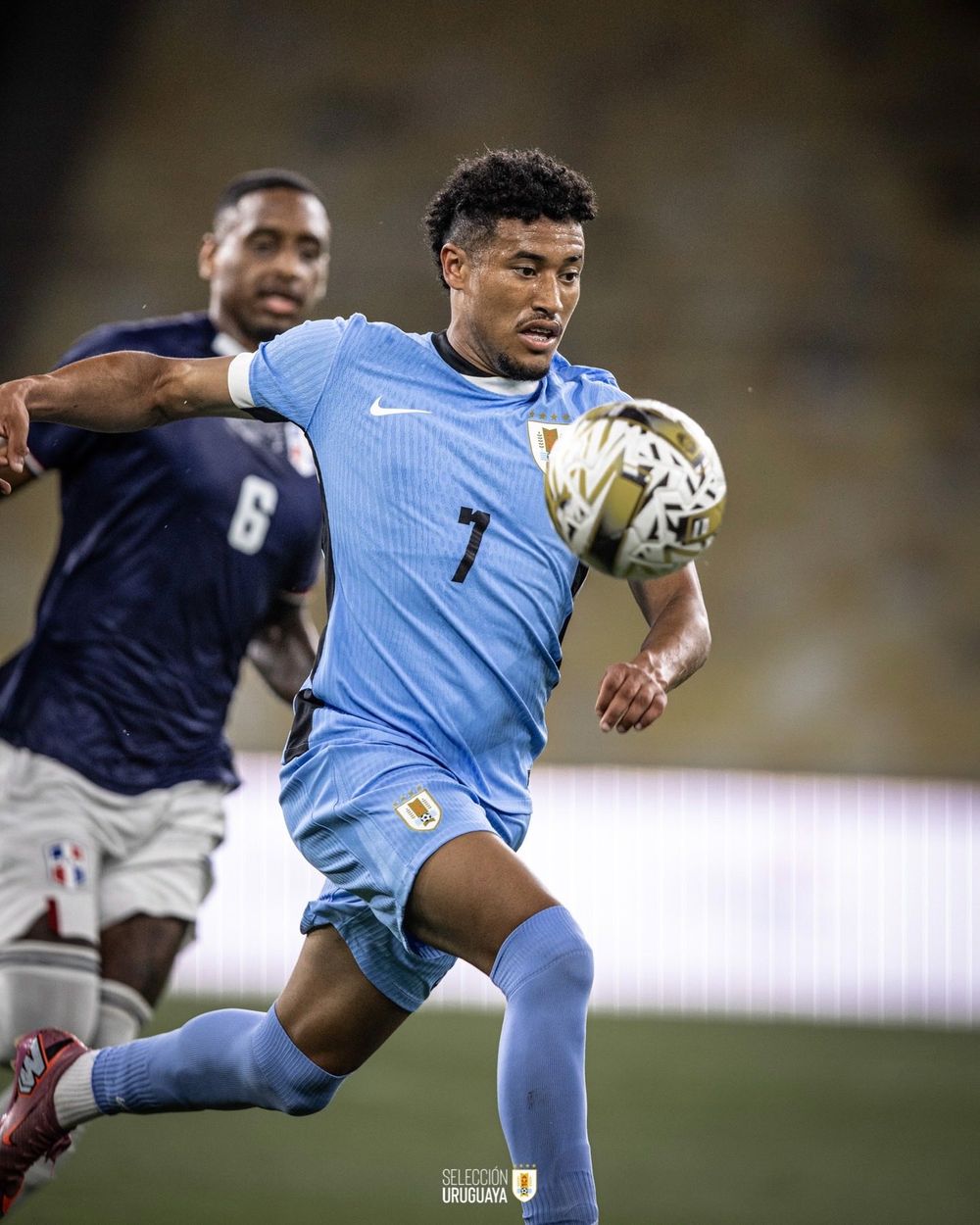 &nbsp;Kevin Amaro con la selección uruguaya