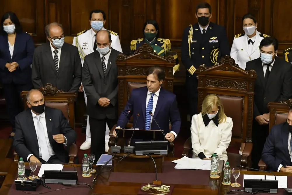 El presidente ante la Asamblea General
