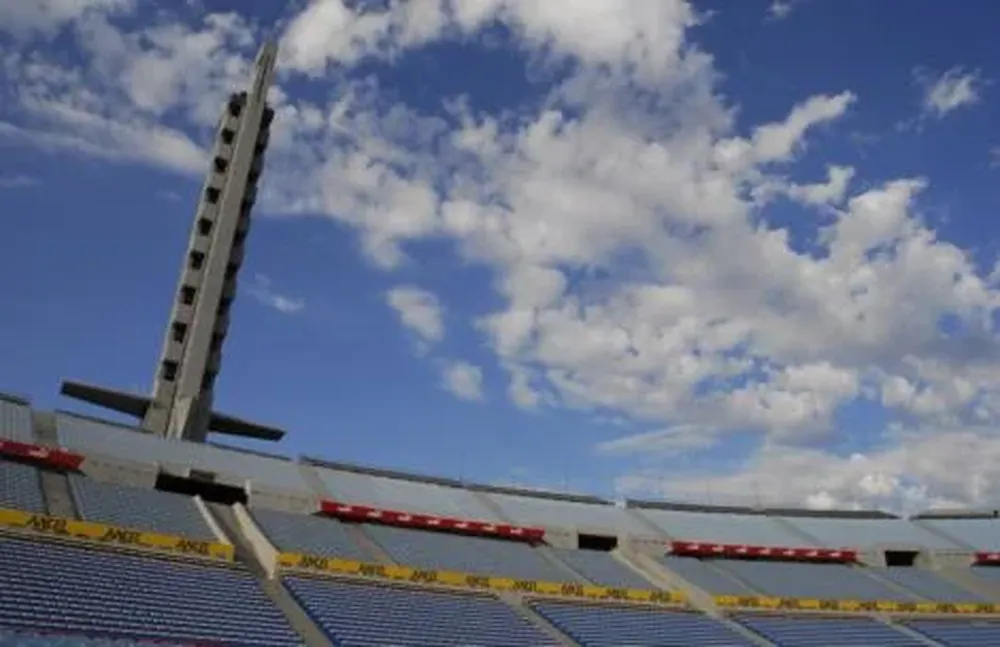 La Torre de los Homenajes de la tribuna Olímpica