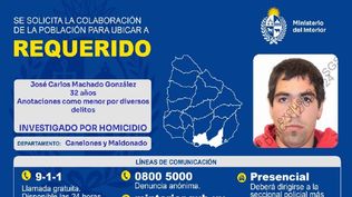 José Carlos Machado González, requerido por tres homicidios