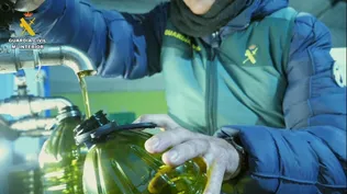 magen de una de las garrafas intervenidas en la nave de Msairena del Alcor.