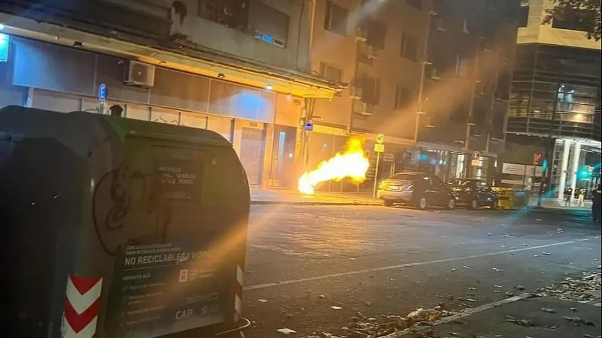 Bomberos detuvieron un impactante incendio por una fuga de gas en el Centro