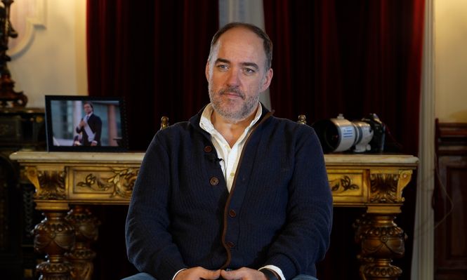 Gastón Britos tomó la foto que se convirtió en el retrato oficial de Luis Lacalle Pou