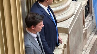 Santiago Caputo y Daniel Parisini.