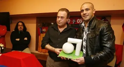 Walter Pandiani recibe el premio