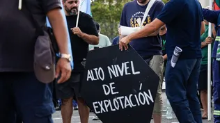 Previo al 1° de mayo el PIT-CNT realizó un paro y una movilización en rechazo a la reforma de la seguridad social.
