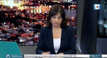 La periodista Blanca Rodríguez debió cortar la emisión habitual de Subrayado para comunicar la muerte de Alberto Sonsol