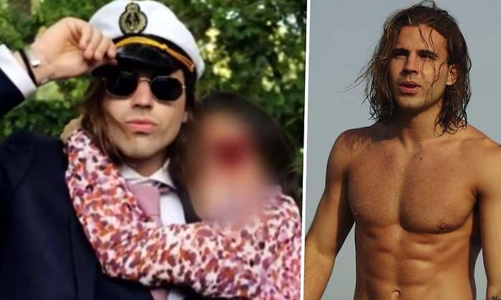 Daniel Sancho en otros tiempos, junto a su novia.