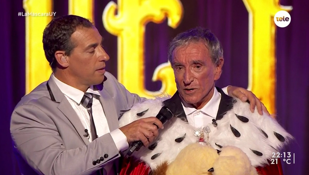 Cacho de la Cruz junto a su hijo Maxi, en una de sus úlitmas apariciones televisivas