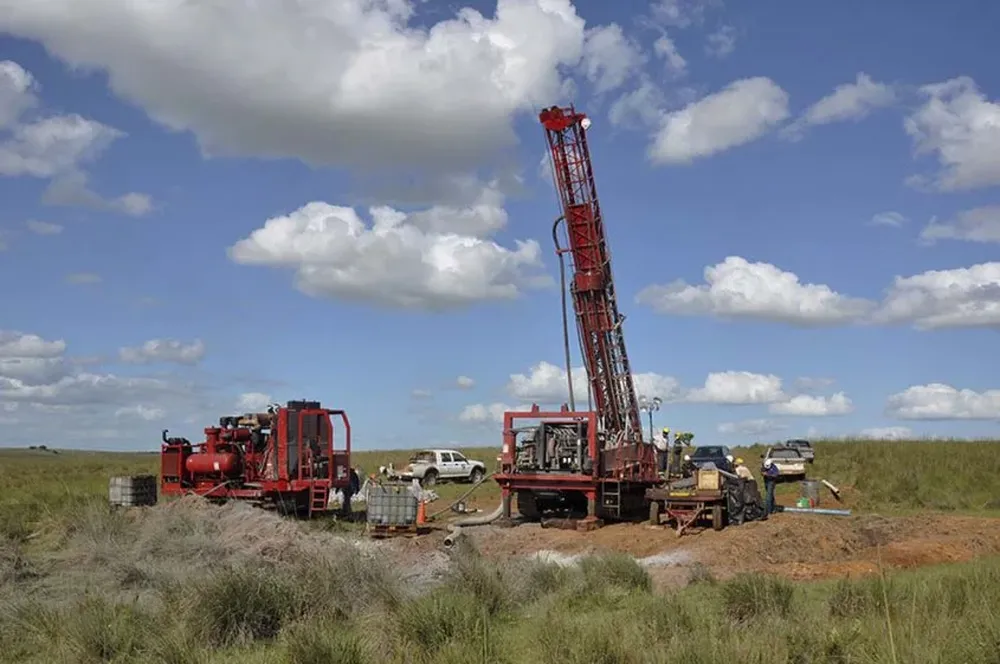 Parte de la obra de la minera Aratirí en el año 2015. (Archivo)