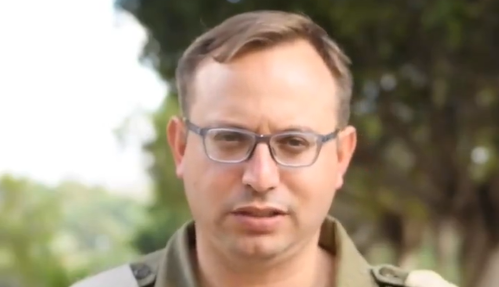 Roni Kaplan, portavoz de las Fuerzas de Defensa de Israel