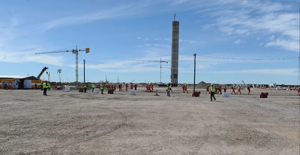 Avance de la construcción de la planta de UPM en Paso de los Toros en noviembre de 2020