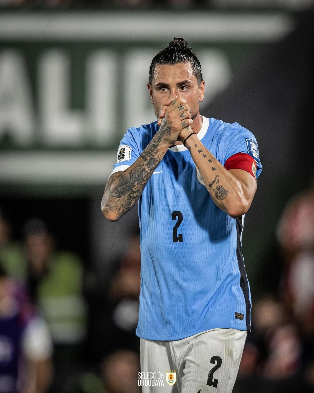 José María Giménez, capitán de la selección uruguaya José María Giménez, capitán de la selección uruguaya