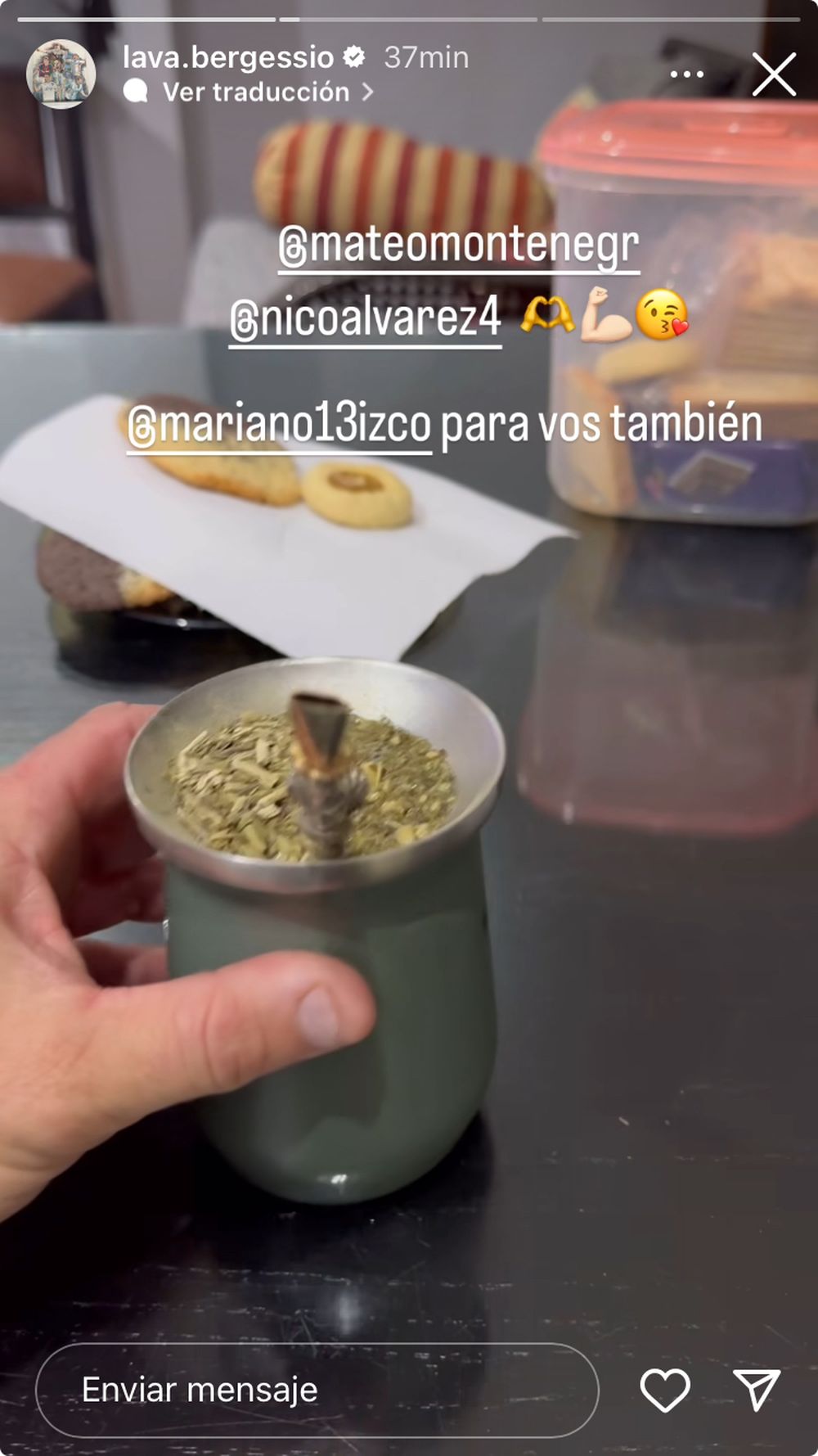 El mate de Gonzalo Bergessio