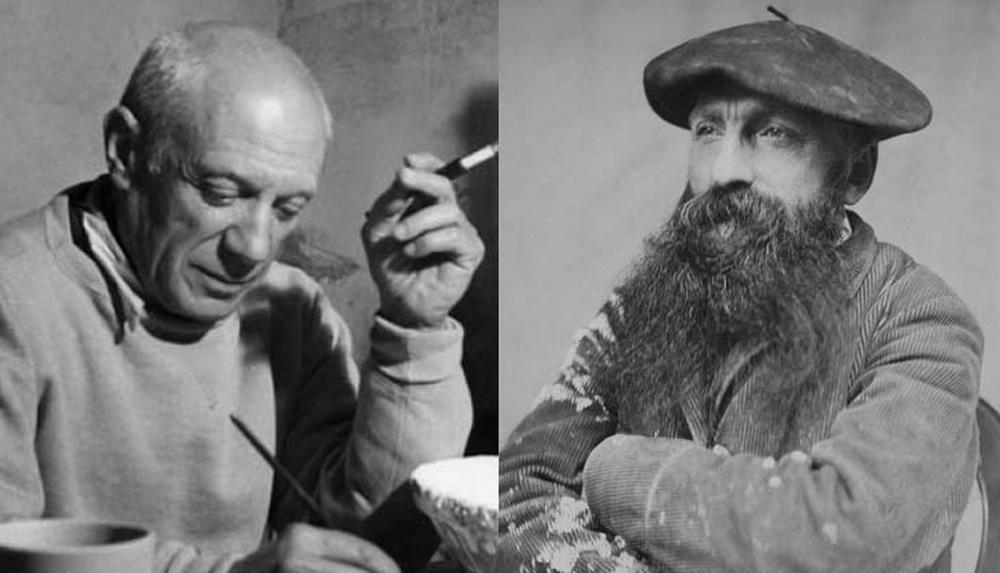 Pablo Picasso y Auguste Rodin