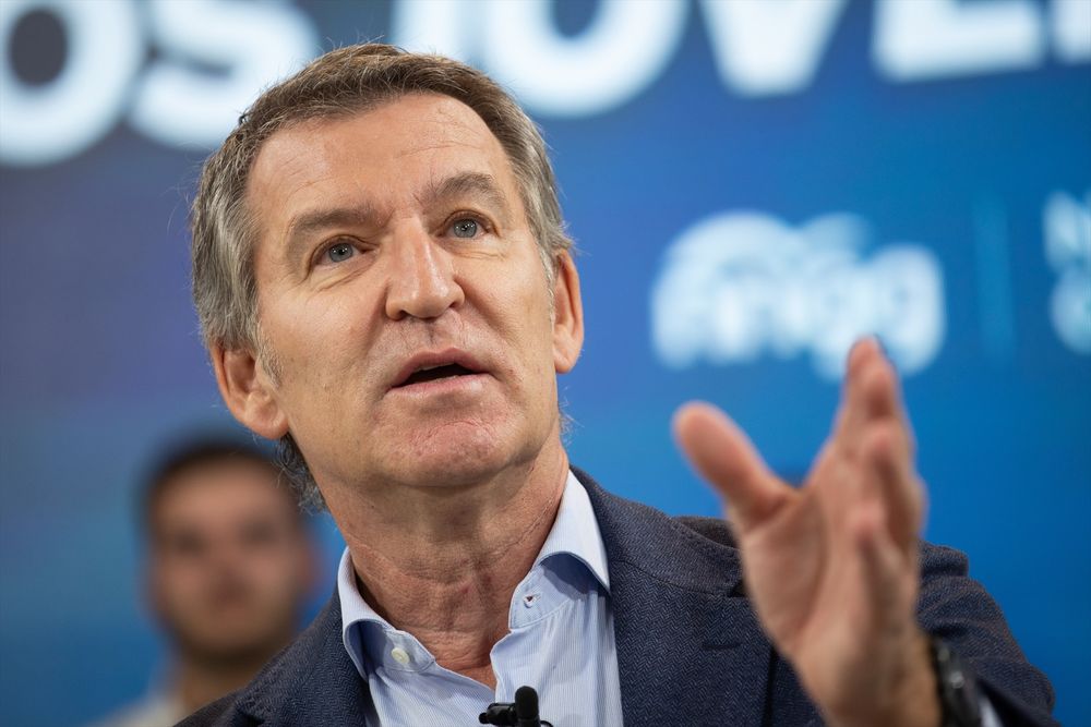 Alberto Núñez Feijóo, líder del PP