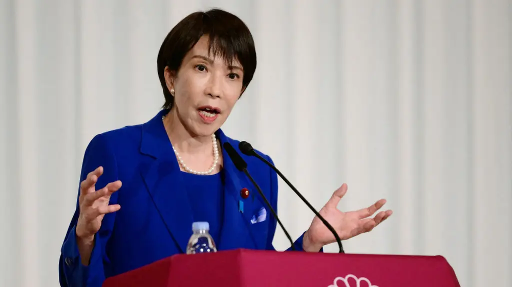 La líder del partido gobernante de Japón, Sanae Takaichi.