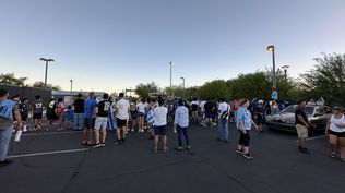 Hinchas uruguayos en Las Vegas