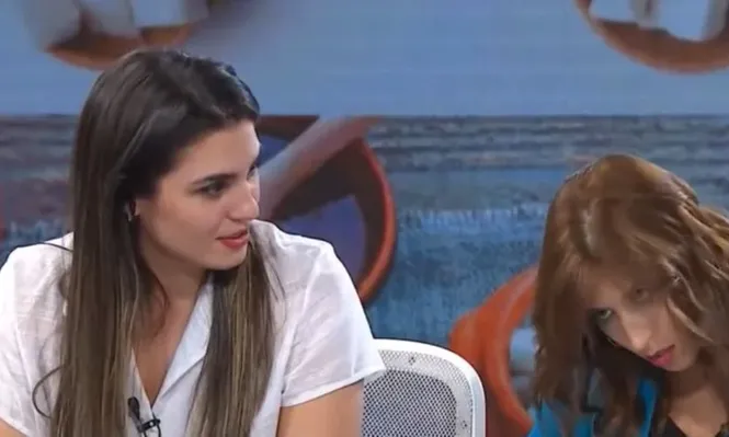 El momento del desmayo al aire