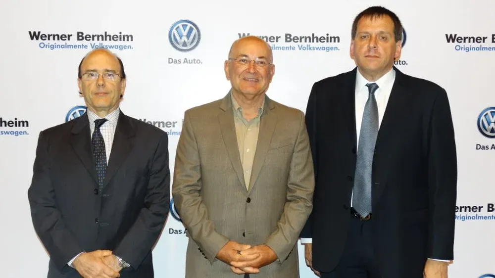 Julio Lestido, Johnny Lindner y Alberto Bernheim