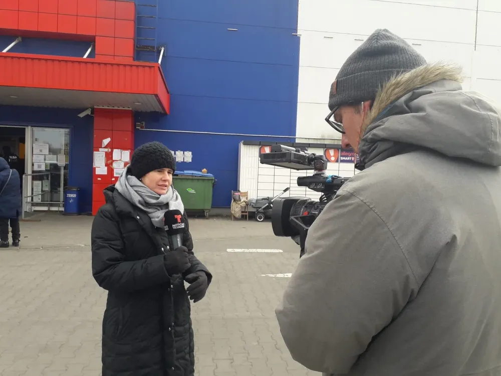 Se encontrará cubriendo el movimiento de refugiados por lo menos hasta el próximo viernes