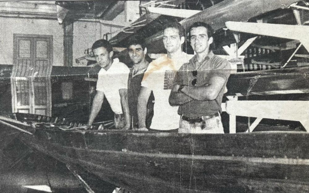 Daniel Salvagno, Ruben Scarpati, Gianfranco Percovich y Marcelo Trigo, Mar del Plata 1995