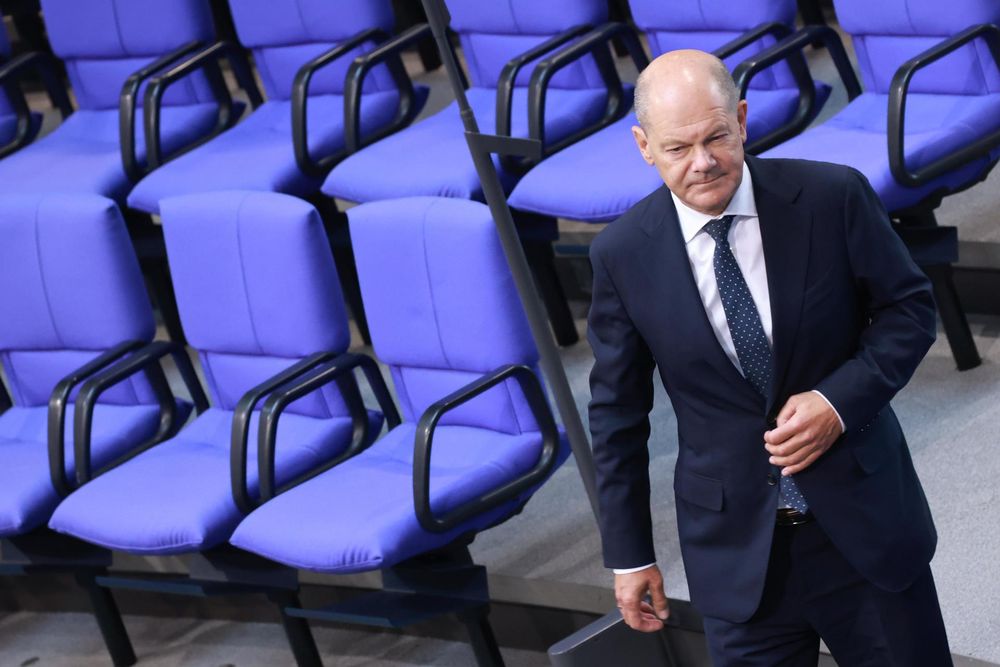 El canciller alemán, Olaf Scholz.