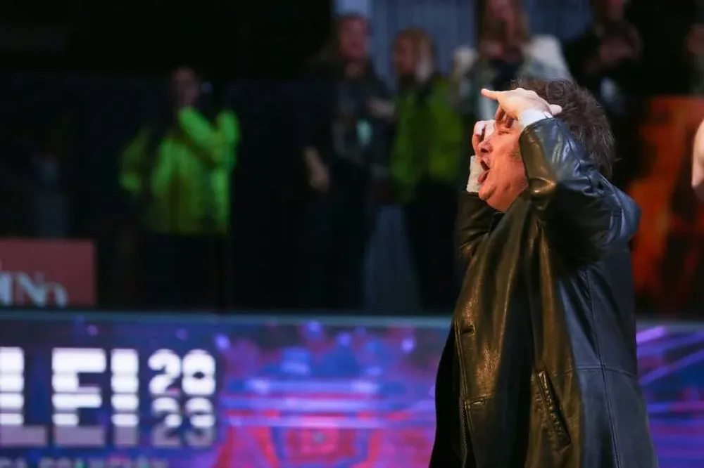 Milei en el Movistar Arena