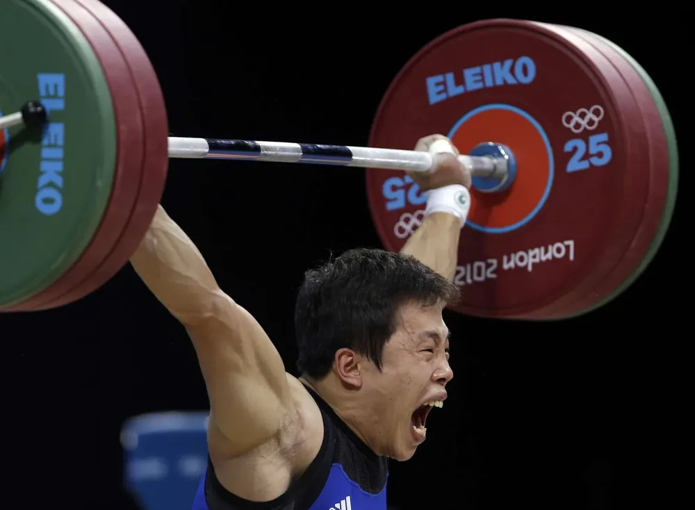 Won Jeongsik, pesista de Corea del Sur