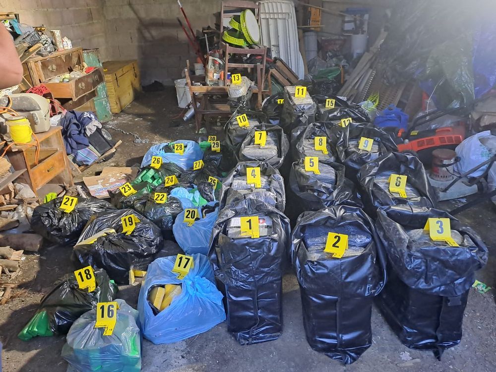 Detectaron más de 900 killos de droga en San José