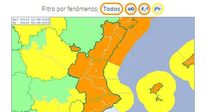 AEMET desactiva el alerta rojo en Valencia y Málaga.