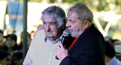 Foto de archivo. José Mujica y Lula da Silva