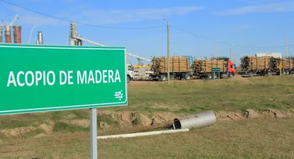 Montes del Plata recibió el primer cargamento de madera
