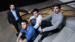 Federico Comesaña, Abraham Rébori, Gonzalo Ávila y Mauro Picó de Enia.